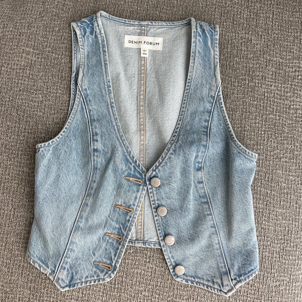 Aritzia Denim Vest